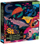 Mudpuppy Glow in the Dark Puzzle – Ozean – 51 x 51 cm – 500 Teile – 8 Jahre