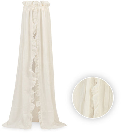 Jollein – Babyschleier Vintage Rüschen (Elfenbein) – Baumwolle – Polyester – Babyschleier, Betthimmel – 155 cm