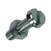 Mack 1017523 - Metallschraubzylinder Kopf + Mutter plattiert 16 Stück M5 x 16 mm | 10 Stück