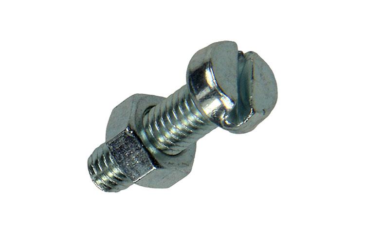 Mack 1017523 - Metallschraubzylinder Kopf + Mutter plattiert 16 Stück M5 x 16 mm | 10 Stück