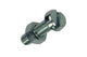 Mack 1017523 - Metallschraubzylinder Kopf + Mutter plattiert 16 Stück M5 x 16 mm | 10 Stück