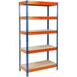 Metallregal Büro Marshal Grizzly Blau, Orange