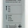 Mack 1017559 – Heizungsschraube + Mutter aus verzinktem Stahl, 5 Stück, M8 x 40 mm | 5 Stück
