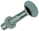 Mack 1017576 – Holzschraube + Mutter aus verzinktem Stahl, 5 Stück, M7 x 40 mm | 5 Stück