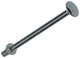 Mack 1017587 – Holzschraube + Mutter aus verzinktem Stahl, 1 Stück, M8 x 120 mm | 10 Stück