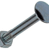 Mack 1017589 – Holzschraube + Mutter aus verzinktem Stahl, 1 Stück, M10 x 80 mm | 10 Stück