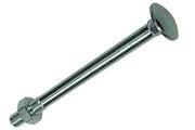 Mack 1017591 – Holzschraube + Mutter aus verzinktem Stahl, 1 Stück, M10 x 120 mm | 10 Stück - afbeelding 1