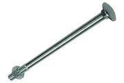 Mack 1017593 – Holzschraube + Mutter aus verzinktem Stahl, 1 Stück, M10 x 160 mm | 10 Stück - afbeelding 1