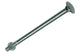 Mack 1017593 – Holzschraube + Mutter aus verzinktem Stahl, 1 Stück, M10 x 160 mm | 10 Stück