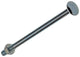 Mack 1017594 – Holzschraube + Mutter aus verzinktem Stahl, 1 Stück, M10 x 180 mm | 10 Stück