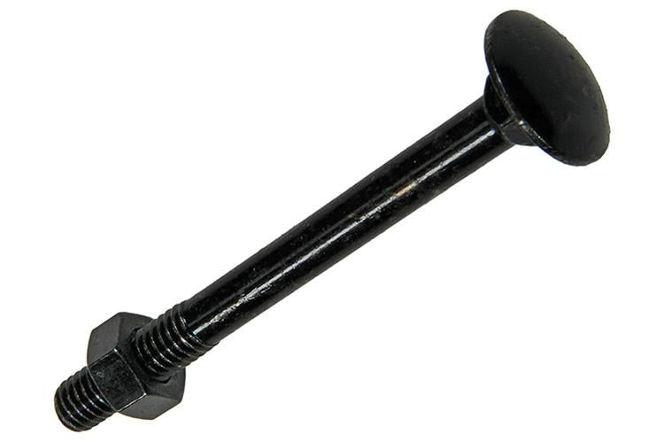 Mack 1017598 - Holzschraube + Mutter schwarz 6,0 x 60 mm 4 Stück | 5 Stück