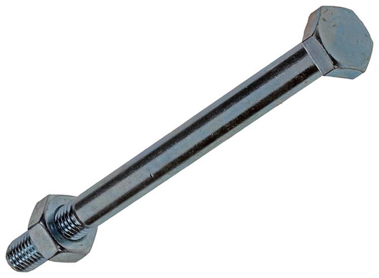 Mack 1017629 – Mechanikschraube + Mutter aus verzinktem Stahl 1 Stück M10 x 140 mm | 10 Stück