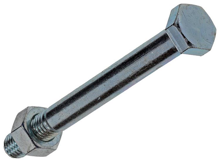 Mack 1017635 – Mechanikschraube + Mutter aus verzinktem Stahl 1 Stück M12 x 120 mm | 10 Stück