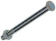 Mack 1017636 – Mechanikschraube + Mutter aus verzinktem Stahl 1 Stück M12 x 140 mm | 10 Stück