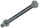 Mack 1017638 – Mechanikschraube + Mutter aus verzinktem Stahl 1 Stück M12 x 180 mm | 10 Stück