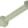 Mack 1017641 - Metallschraubzyl. Kopf + Mutter Nylon 6 Stück M4 x 30 mm | 10 Stück