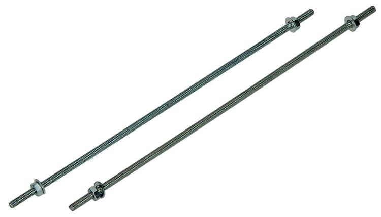 Mack 1017660 – Gewindeende + Unterlegscheibe + Mutter plattiert. 2 Stück m4 x 200 mm | 10 Stück