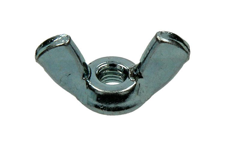 Mack 1017696 – Flügelmutter aus verzinktem Stahl, 6 Stück, M4 | 10 Stück