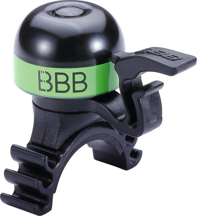 Bbb Cycling BBB-16 Minifit Fahrradklingel – Messing – alle Lenkerdurchmesser – Schwarz Grün