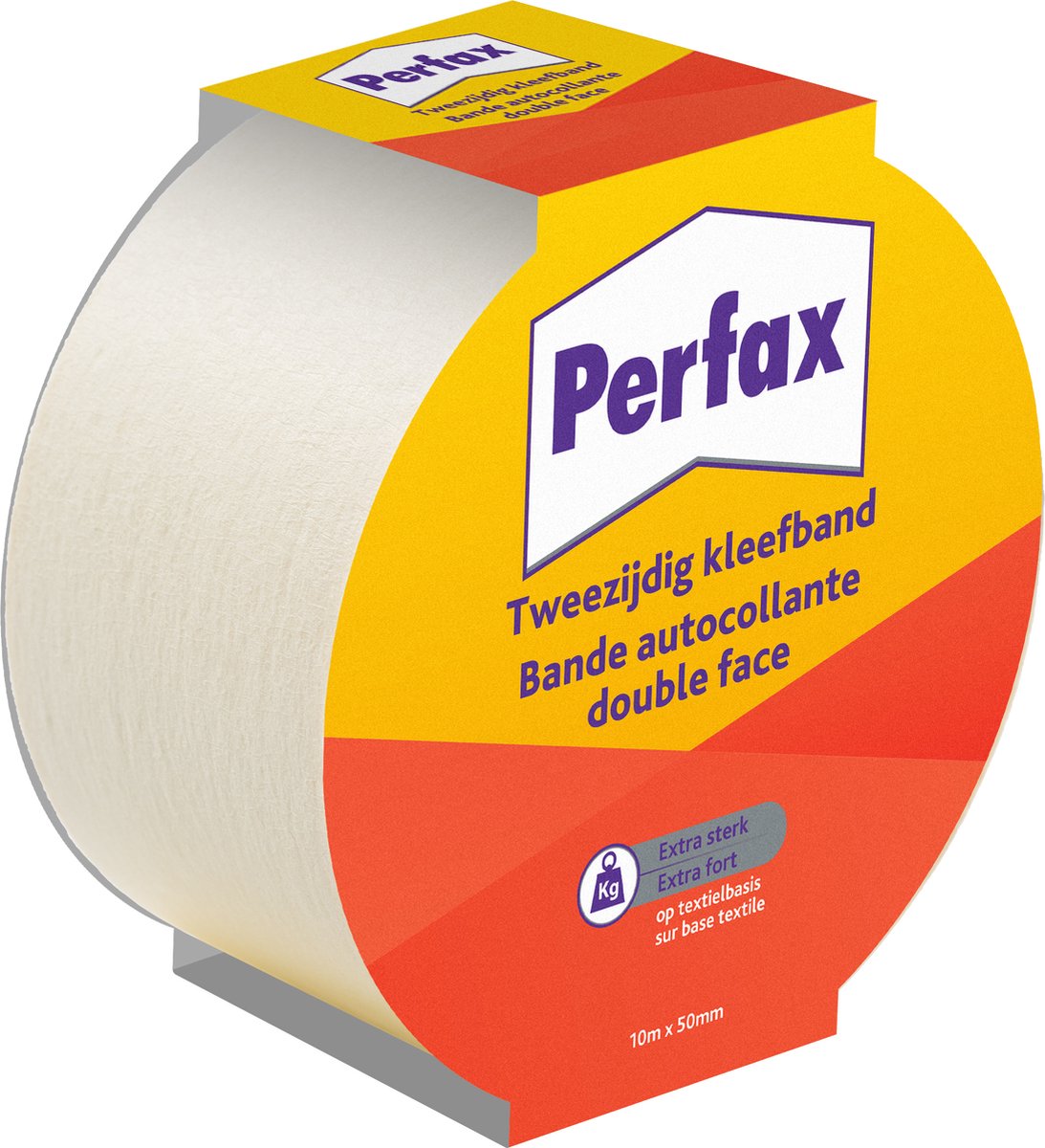 Perfax 1000916 – doppelseitiges Klebeband 10 m | 6 Stück