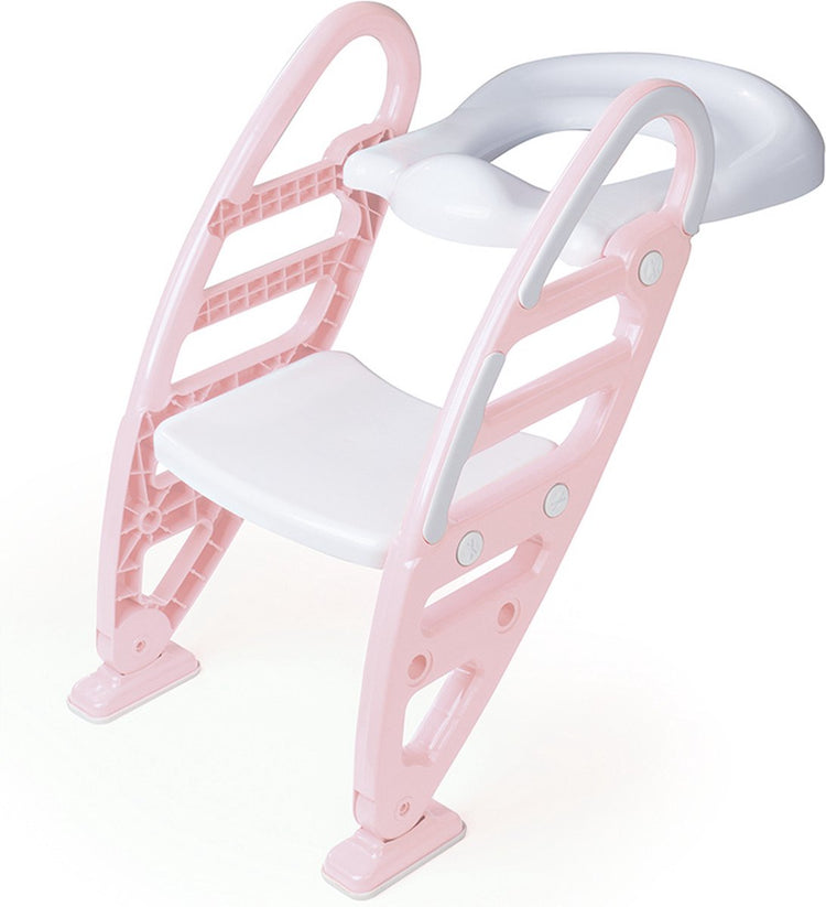 Dolu Educational ToilettTrainer mit Treppe Toilette Redner rosa