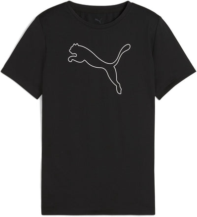 Puma Tad Ess Cat Logo Tee G Mädchen Sportshirt – Schwarz