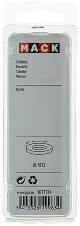 Mack 1017734 – Unterlegscheibe Nylon 4 Stück M12 | 10 Stück