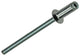 Mack 1020294 - 40 Blindklammern Aluminium 3,2x8mm | 10 Stück