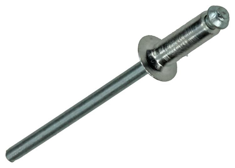 Mack 1020295 - 36 Blindklammern Aluminium 3,2x10mm | 10 Stück