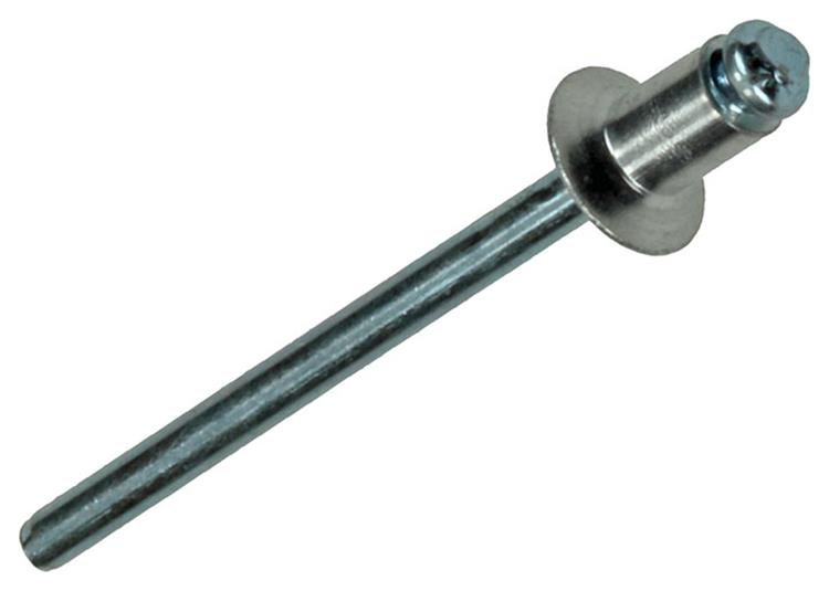 Mack 1020296 - 40 Blindklammern Aluminium 4,0x6mm | 5 Stück