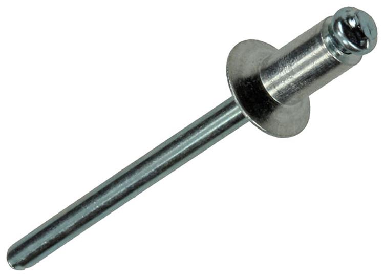 Mack 1020297 - 37 Blindklammern Aluminium 4,0x8mm | 5 Stück