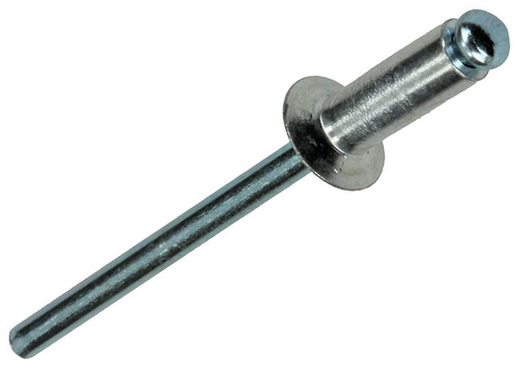 Mack 1020299 - 28 Blindklammern Aluminium 4,0x12mm | 5 Stück