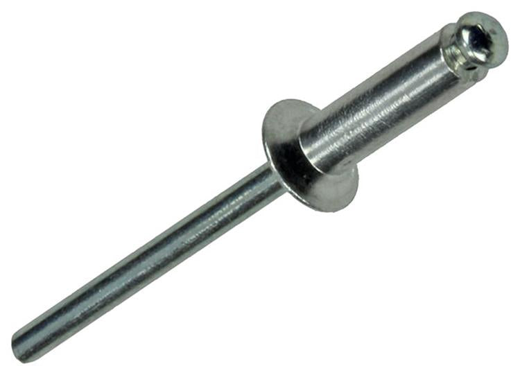 Mack 1020300 - 26 Blindklammern Aluminium 4,0x14mm | 5 Stück