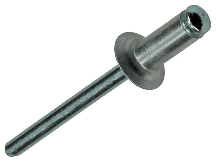 Mack 1020303 - 23 Blindklammern Aluminium 4,8x12mm | 5 Stück