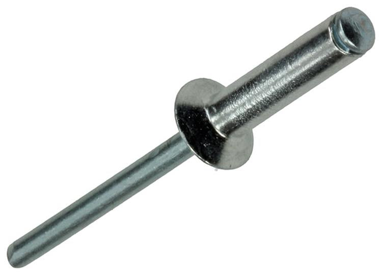 Mack 1020307 - 15 Blindklammern Aluminium 4,8x20mm | 5 Stück