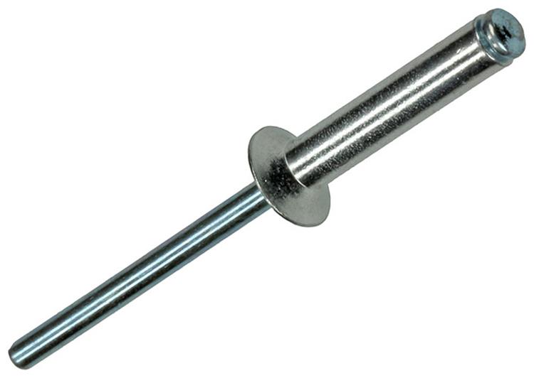 Mack 1020308 - 13 Blindklammern Aluminium 4,8x24mm | 5 Stück