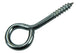 Mack 1017773 - Schrauböse aus verzinktem Stahl 9 Stück 4,0 x 30 mm | 10 Stück