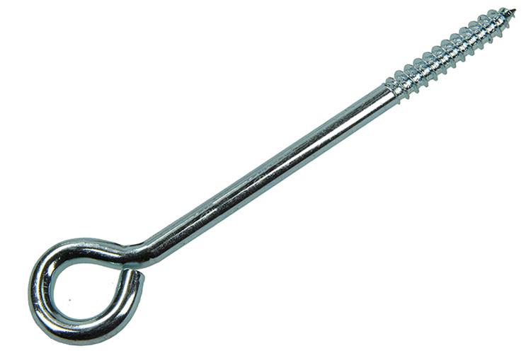 Mack 1017781 - Schrauböse aus verzinktem Stahl 1 Stk. 8,0 x 140 mm | 10 Stück