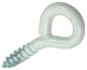 Mack 1017783 - Schrauböse Stahl weiß 10 Stück 2,5 x 12 mm | 10 Stück