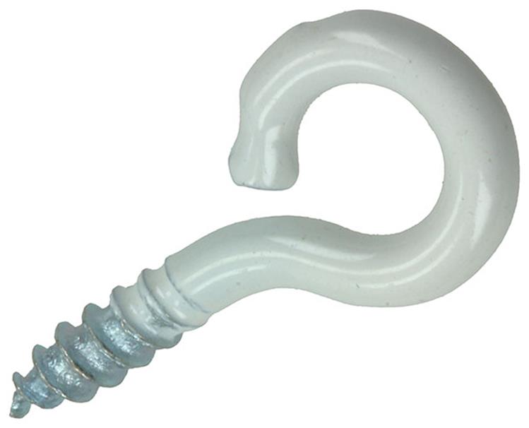 Mack 1017784 - Schrauböse Stahl weiß 7 Stück 3,0 x 16 mm | 10 Stück