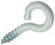 Mack 1017784 - Schrauböse Stahl weiß 7 Stück 3,0 x 16 mm | 10 Stück