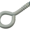 Mack 1017785 - Schrauböse Stahl weiß 5 Stück 3,5 x 20 mm | 10 Stück