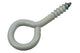 Mack 1017785 - Schrauböse Stahl weiß 5 Stück 3,5 x 20 mm | 10 Stück