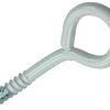 Mack 1017786 - Schrauböse Stahl weiß 4 Stück 4,0 x 30 mm | 10 Stück