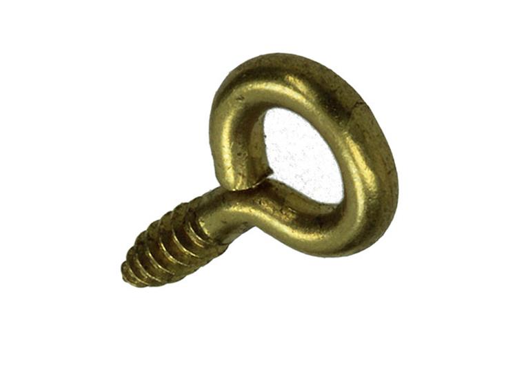 Mack 1019691 - Schraubenauge Messing 6 Stück 2,5 x 10 mm | 10 Stück