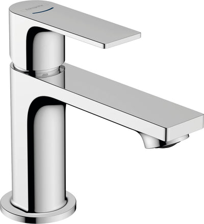 Hansgrohe rebris e – Waschtischarmatur – WC-Armatur – Einhebelbedienung – ohne Ablaufgarnitur – 80 mm Größe – für kaltes Wasser – Chrom