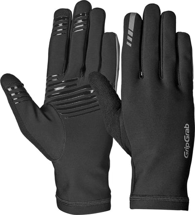 Gripgrab - Isolator 2 Frühling Herbst Fahrradhandschuhe Langfinger Thermo ohne Polsterung - Schwarz - Unisex - Größe XL