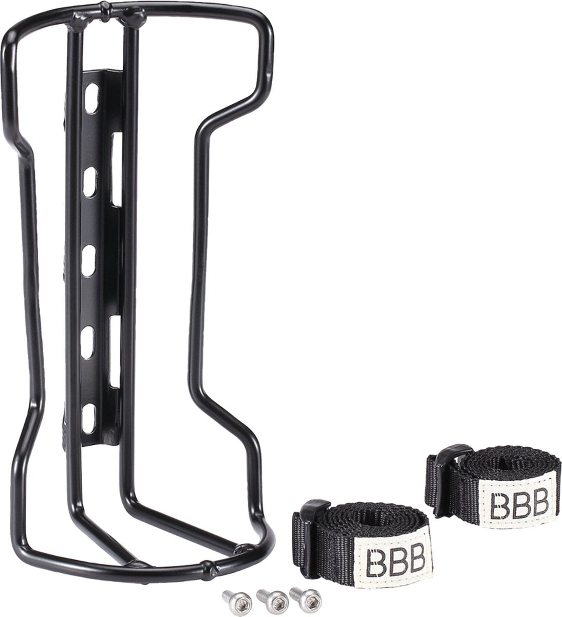 BBB Cycling Stackrack Gepäckhalter – Montage an der Vordergabel – leichter Bikepacking-Gepäckträger – Schwarz – BBC-81