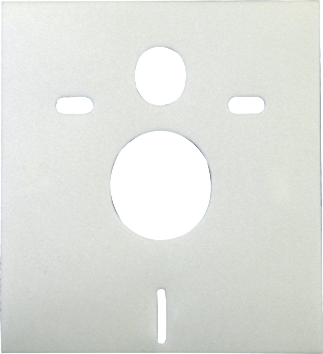 Plieger-Isoliermatte für wandhängendes WC-Bidet mit Stützbuchsen