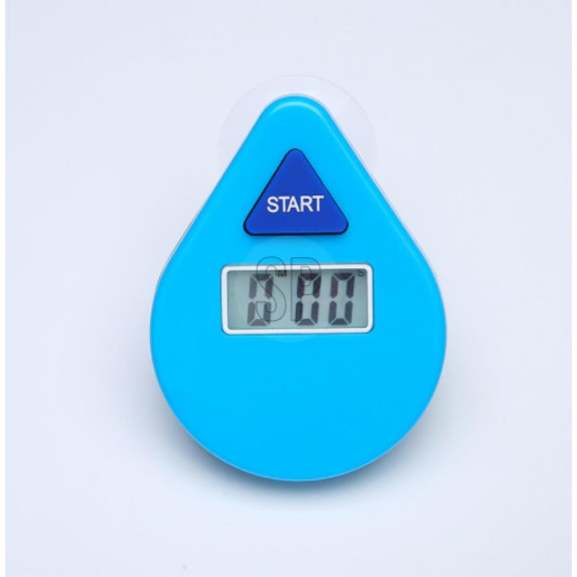 Bathroom Solutions Digitaler Dusch-Timer mit Saugnapf 5 Min.